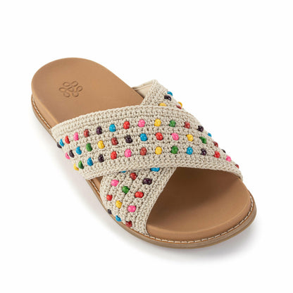 Ecru Multi Beads,6
