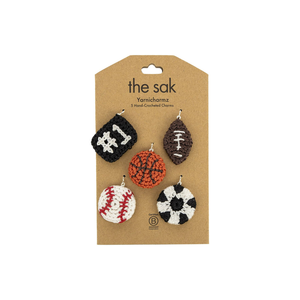 The Sak Yarnicharmz 5 Pack Charm in Sports Crochet