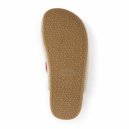 The Sak Bolinas Clog in Natural Strawberries Crochet
