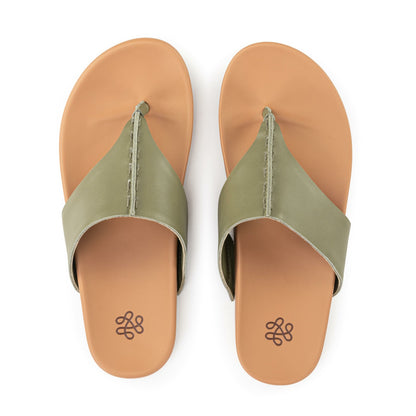 The Sak Everly Sandal in Loden Leather