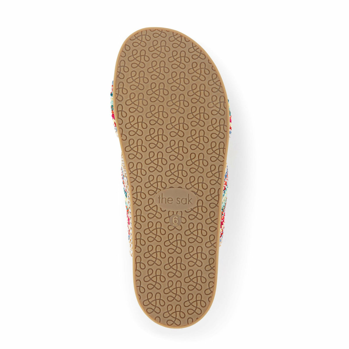 The Sak Penelope Sandal in Eden Stripe Crochet