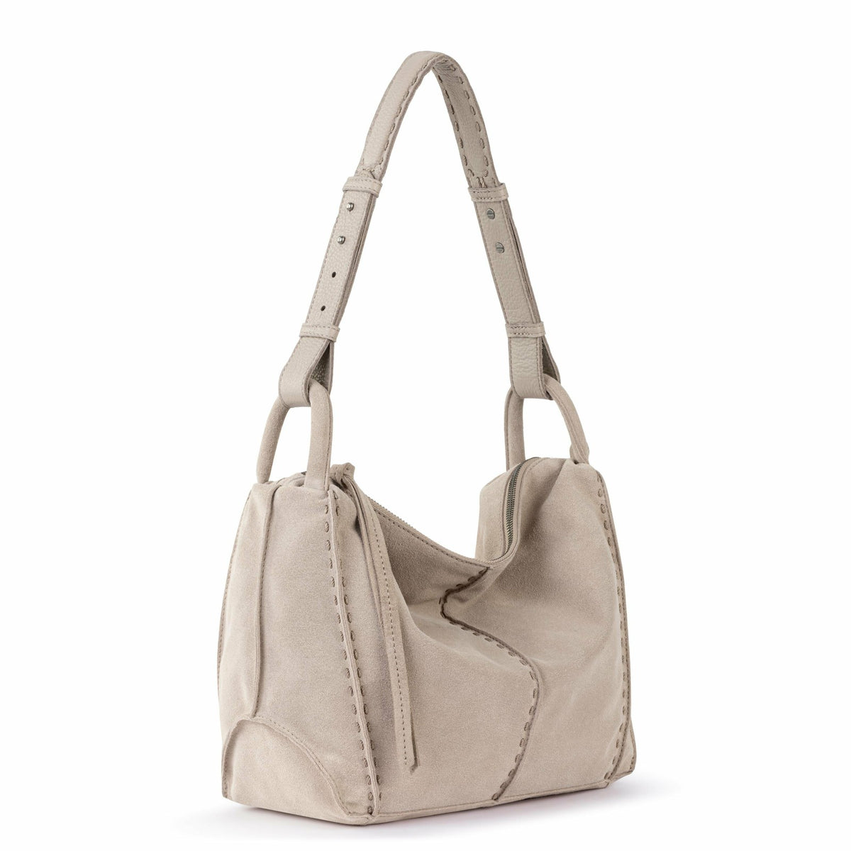 The Sak Los Feliz Hobo Bag in Sand Suede