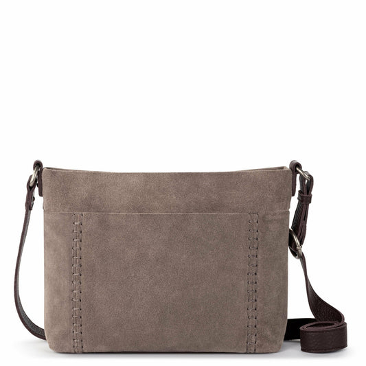 The Sak Melrose Crossbody Bag in Mushroom Suede