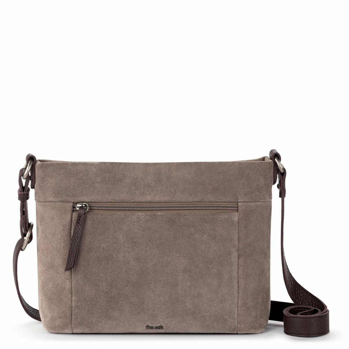 The Sak Melrose Crossbody Bag in Mushroom Suede