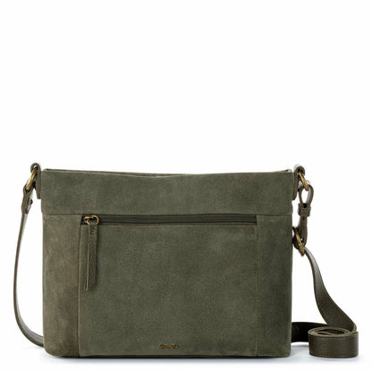 The Sak Melrose Crossbody Bag in Moss Suede