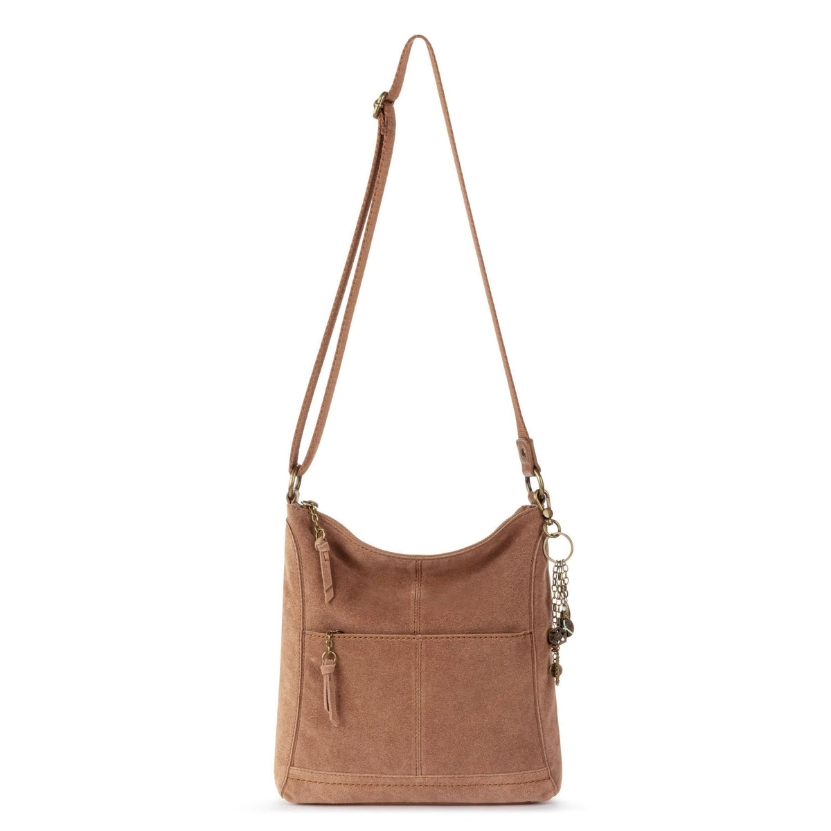 The Sak Lucia Crossbody Bag in Tobacco Suede