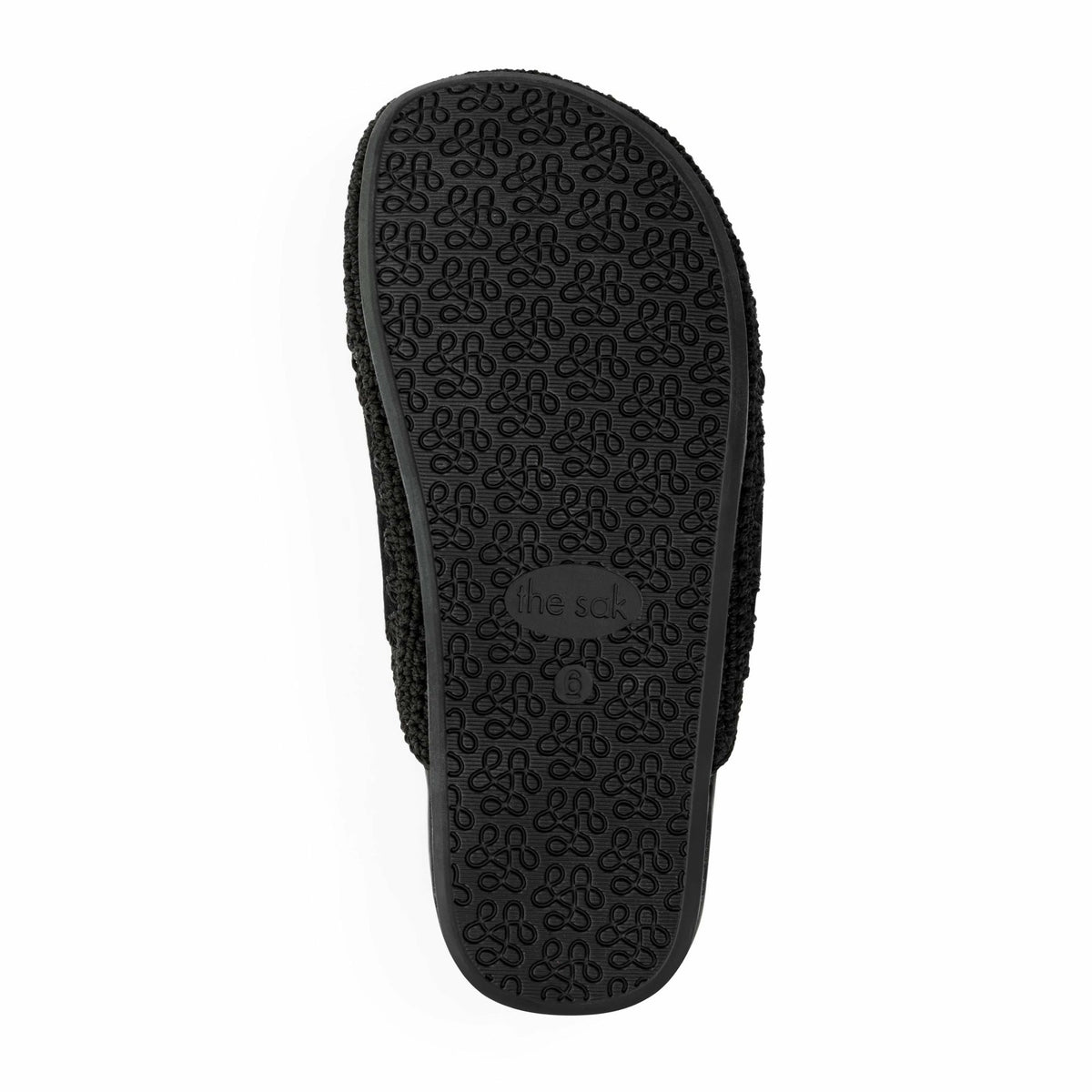 The Sak Bolinas Clog in Black Suede Patch