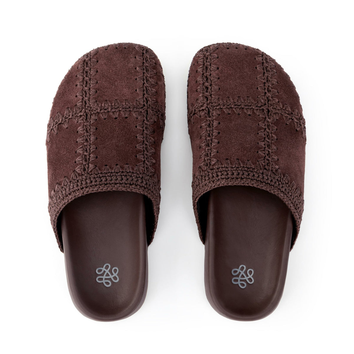 The Sak Bolinas Clog in Mahogany Suede Patch