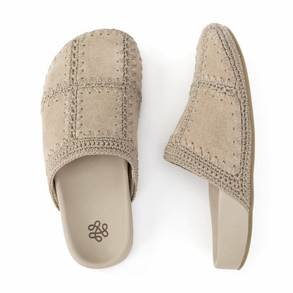 The Sak Bolinas Clog in Sand Suede Patch