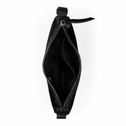 The Sak Tess Sling Bag in Black Suede