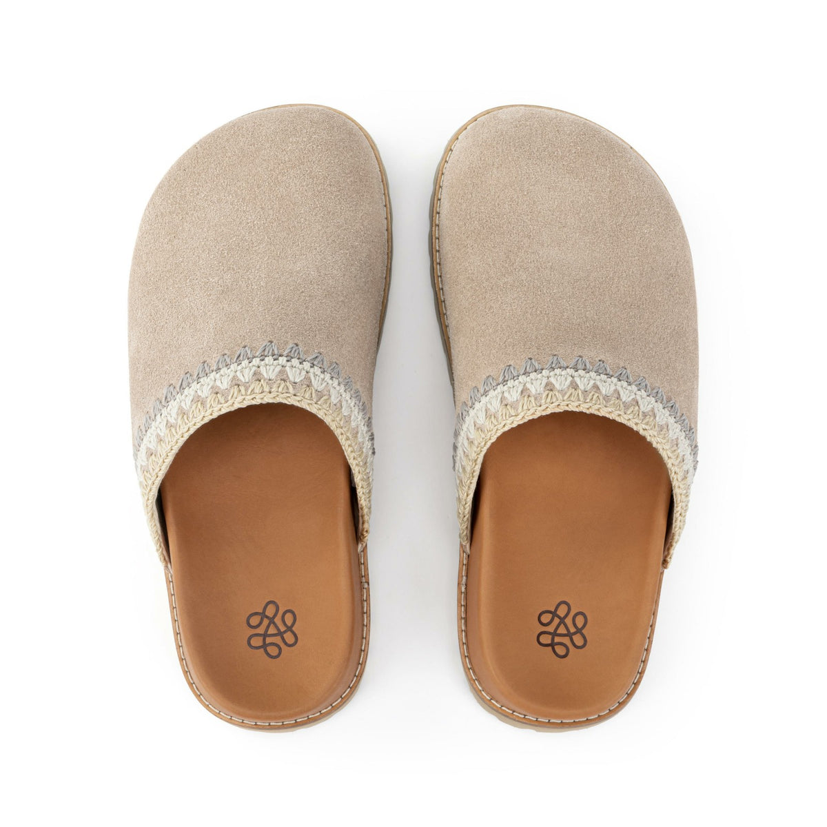 The Sak Bolinas Lug Sole Clog in Sand Seminyak Suede