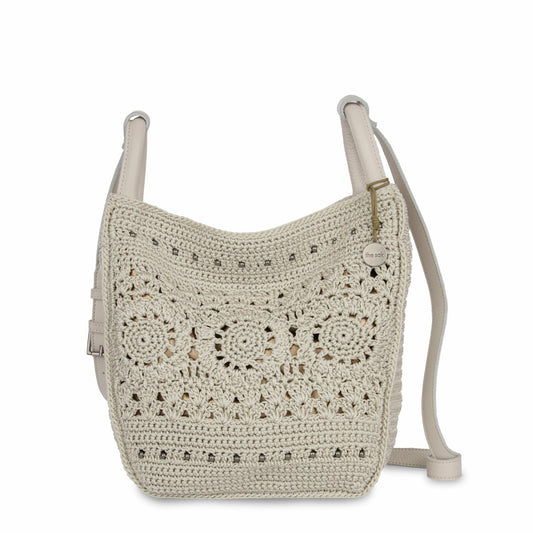 The Sak Los Feliz Crossbody Bag in Natural Medallion Crochet
