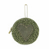 Moss Static Suede Heart