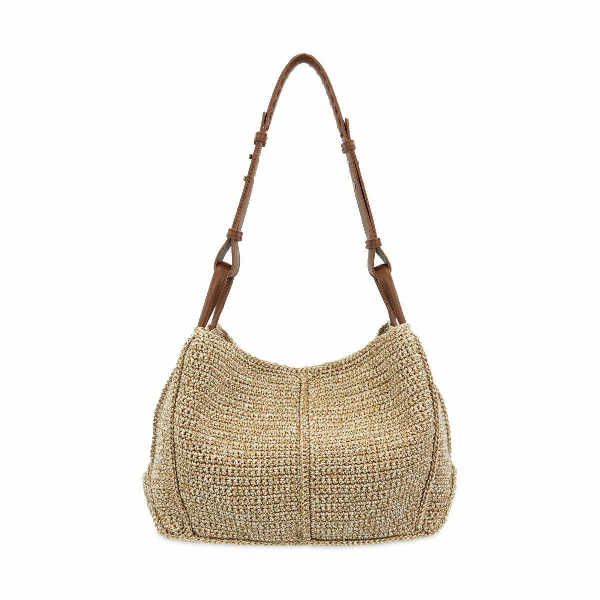 The Sak Los Feliz Hobo Bag in Bamboo Static Crochet