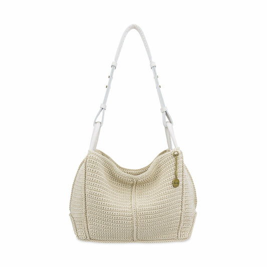 The Sak Los Feliz Hobo Bag in Ecru Crochet