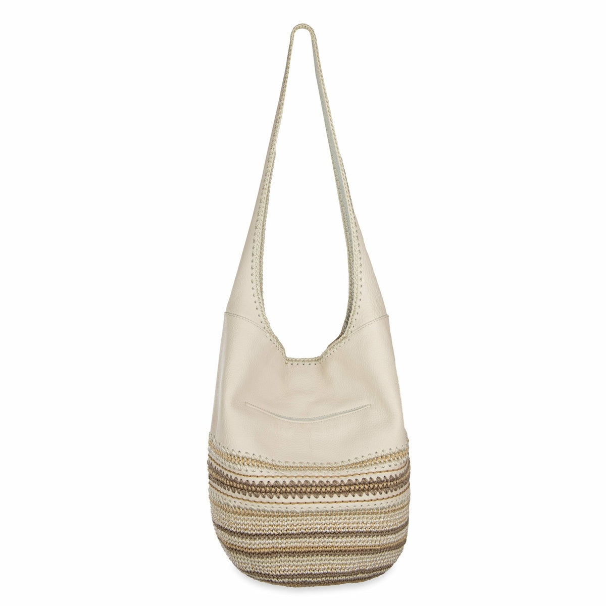 The Sak 120 Hobo Bag in Stone Neutral Seminyak Leather