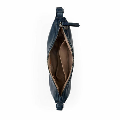 The Sak Tess Shoulder Bag in Indigo Leather