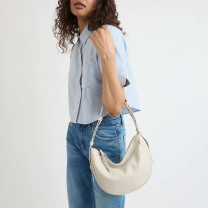 The Sak Tess Shoulder Bag in Stone Leather