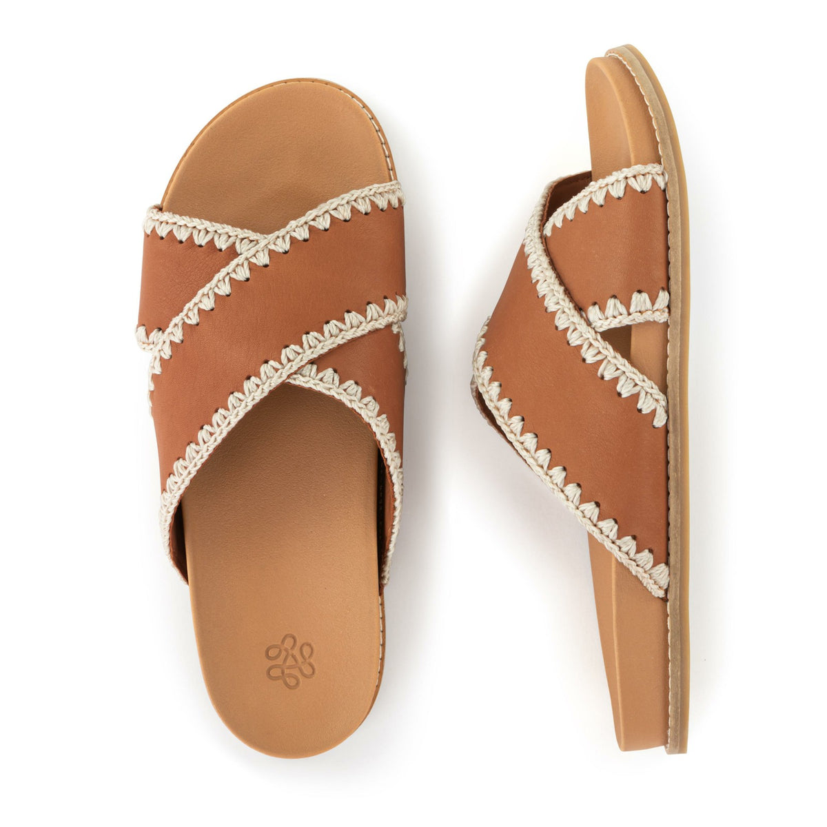 The Sak Penelope Sandal in Tobacco Leather