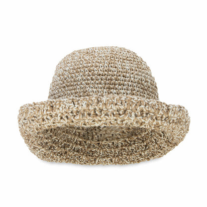 The Sak Lanie Bucket Hat in Bamboo Static Crochet