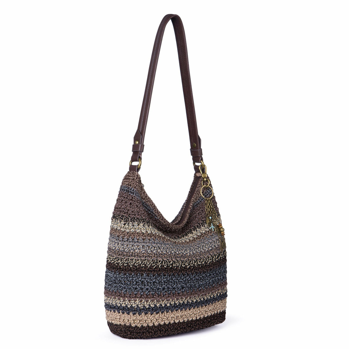 The Sak Sequoia Hobo Bag in Aspen Stripe Crochet