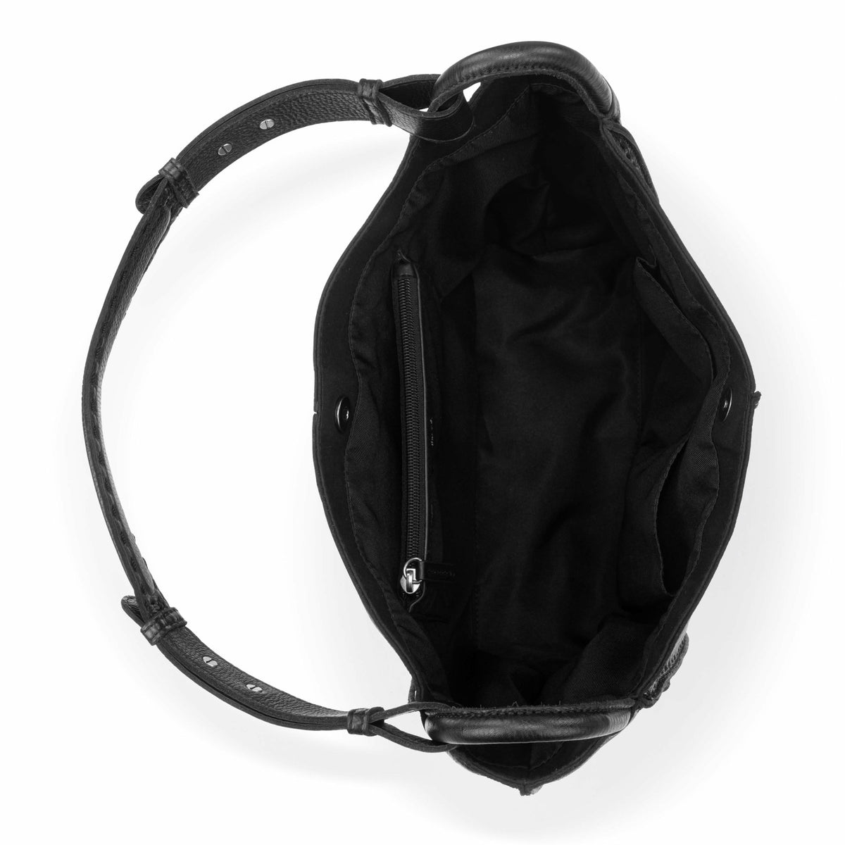 The Sak Los Feliz Medium Tote Bag in Black Leather