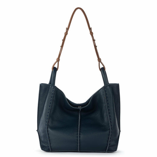 The Sak Los Feliz Medium Tote Bag in Indigo Leather