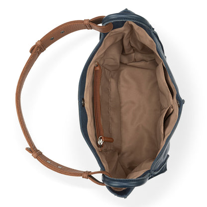 The Sak Los Feliz Medium Tote Bag in Indigo Leather