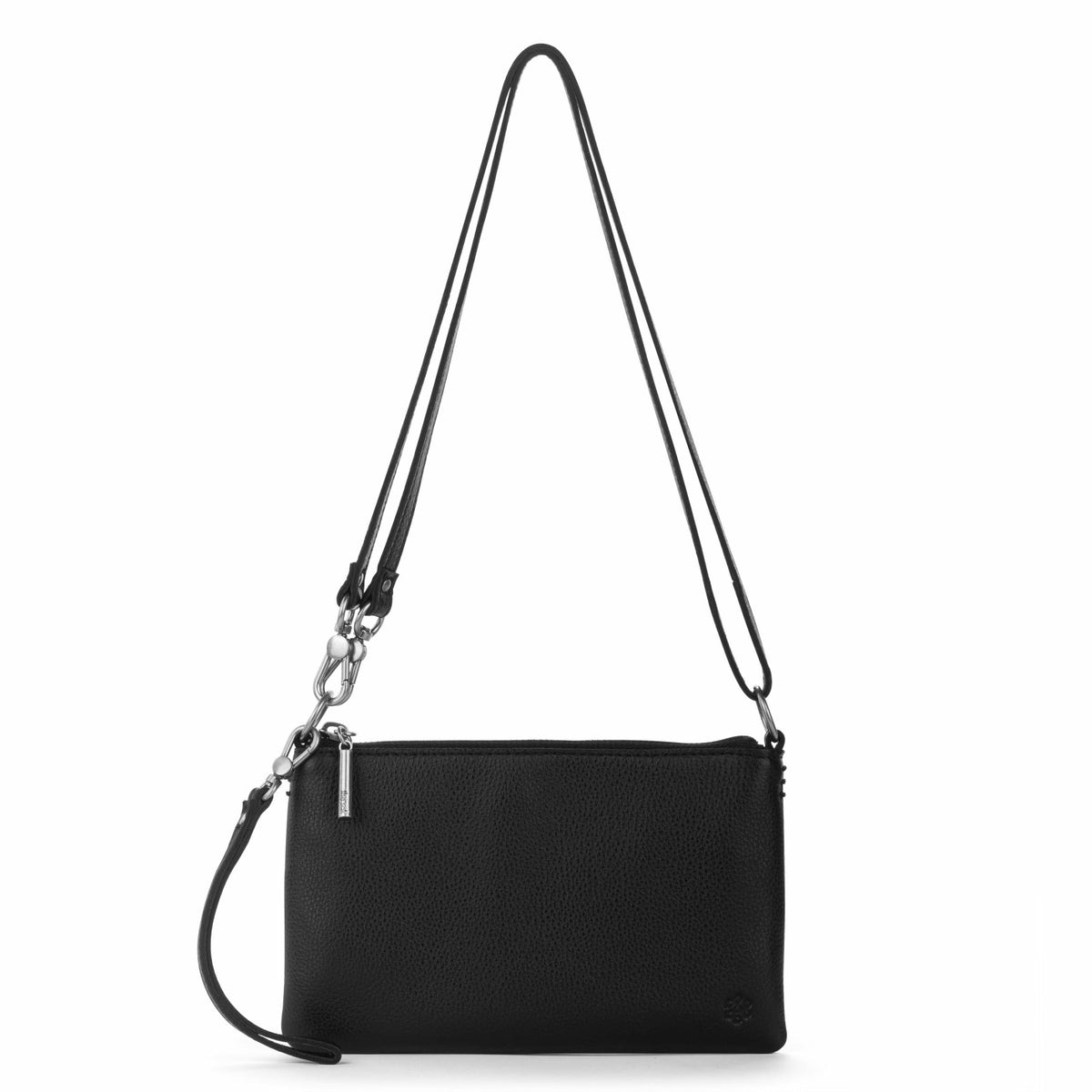 The Sak Vita Convertible Wristlet in Black Leather