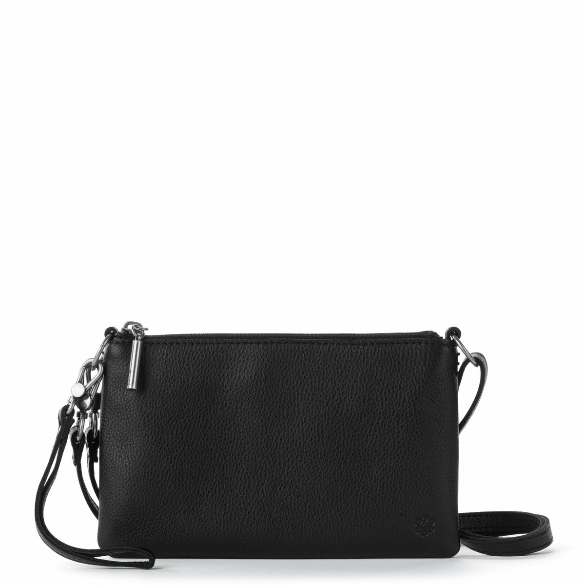 The Sak Vita Convertible Wristlet in Black Leather
