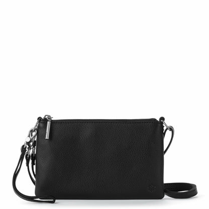 The Sak Vita Convertible Wristlet in Black Leather