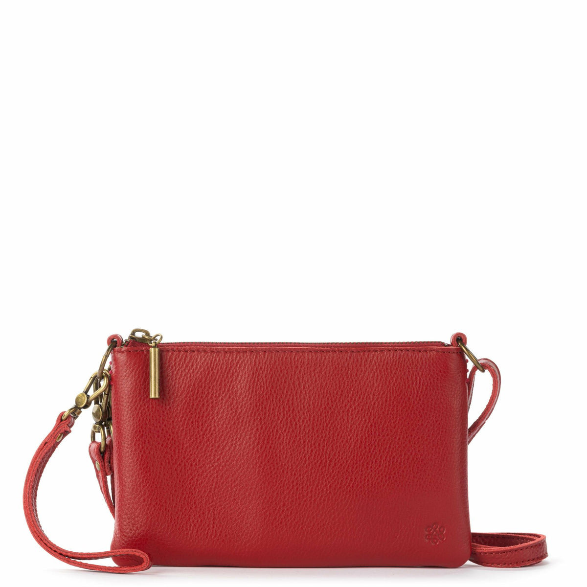 The Sak Vita Convertible Wristlet in Scarlet Leather