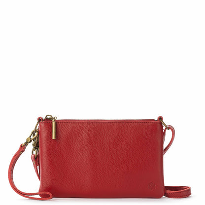The Sak Vita Convertible Wristlet in Scarlet Leather