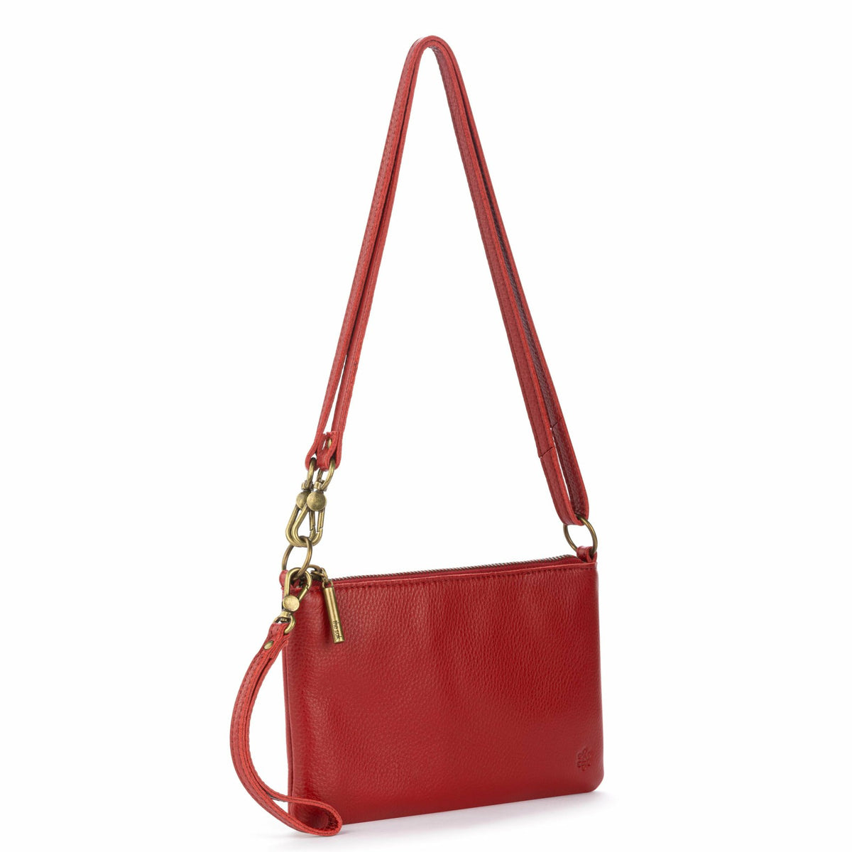 The Sak Vita Convertible Wristlet in Scarlet Leather