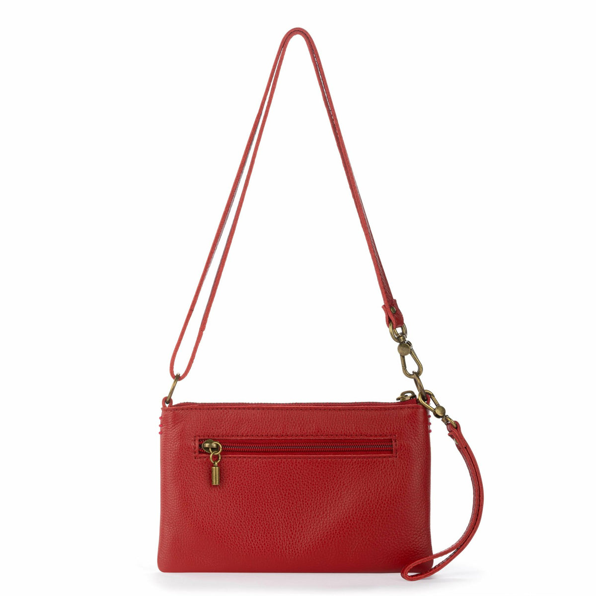 The Sak Vita Convertible Wristlet in Scarlet Leather