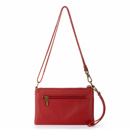 The Sak Vita Convertible Wristlet in Scarlet Leather