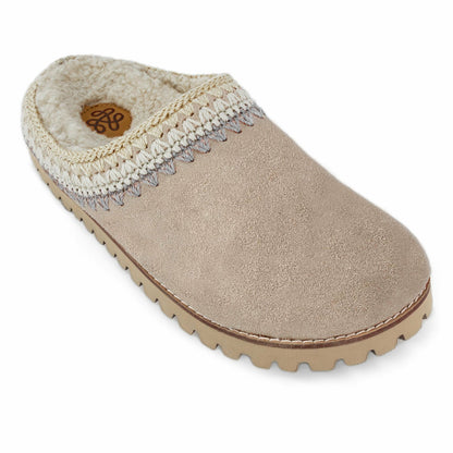 Sand Shearling,6,Suede