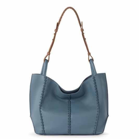 The Sak Los Feliz Medium Tote Bag in Maritime Leather