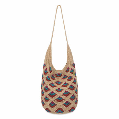 The Sak 120 Hobo Bag in Bamboo Mermaid Crochet
