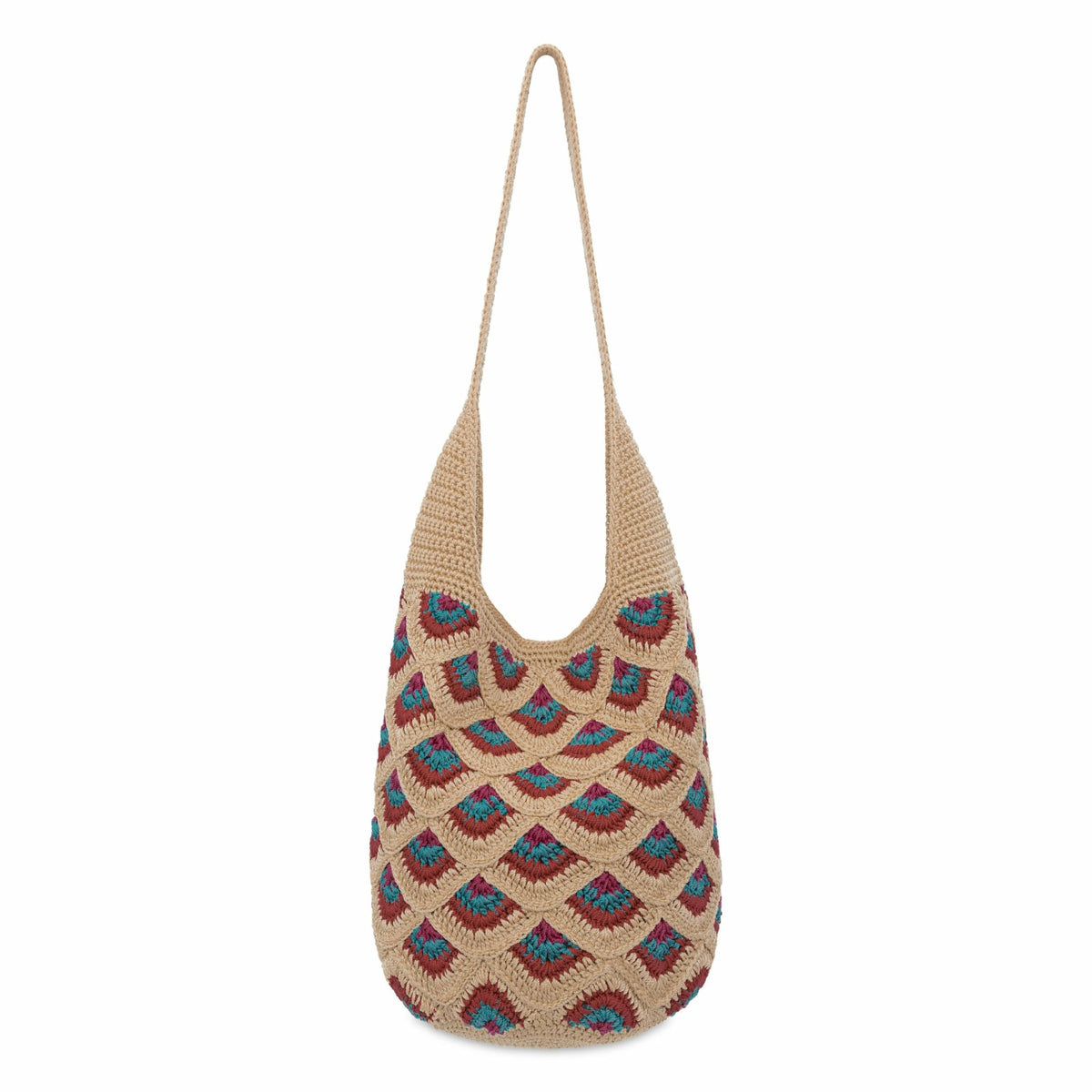 The Sak 120 Hobo Bag in Bamboo Mermaid Crochet