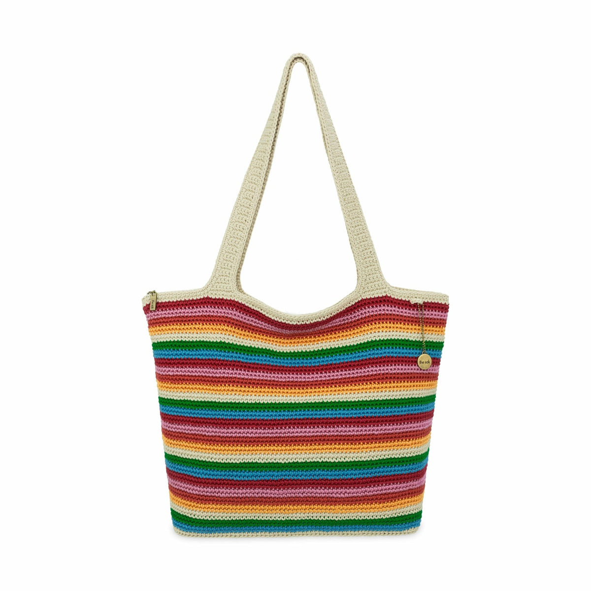 Rainbow Stripe,Hand Crochet