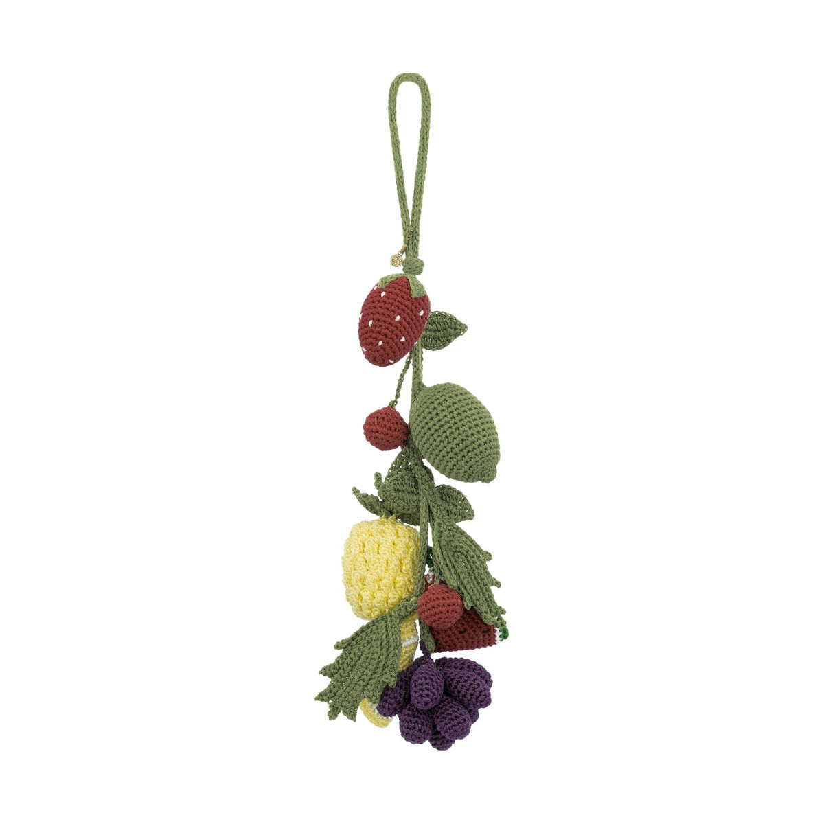 The Sak Yarnicharmz The Mega Dangle in Multi Fruit Crochet