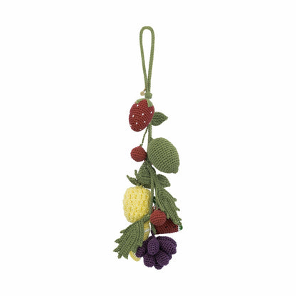 The Sak Yarnicharmz The Mega Dangle in Multi Fruit Crochet