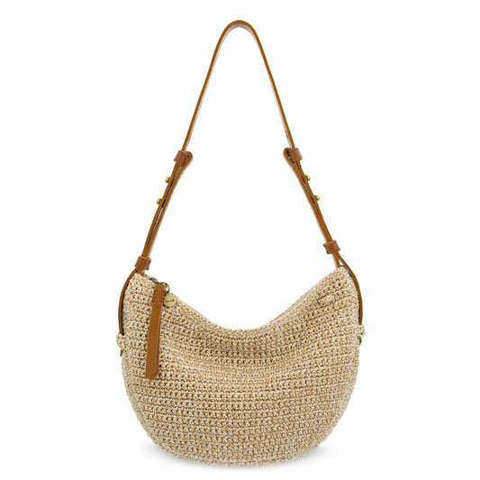 The Sak Tess Shoulder Bag in Bamboo Static Crochet