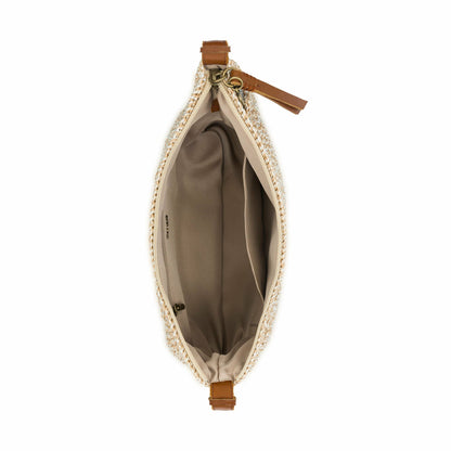 The Sak Tess Shoulder Bag in Bamboo Static Crochet