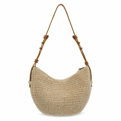 The Sak Tess Shoulder Bag in Bamboo Static Crochet