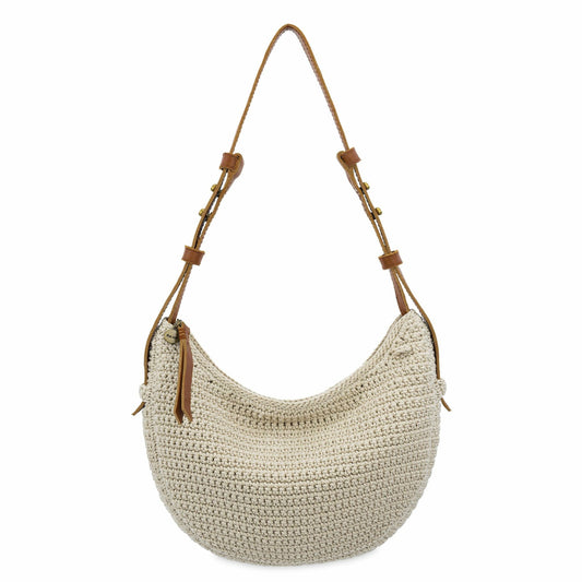 The Sak Tess Shoulder Bag in Ecru Crochet