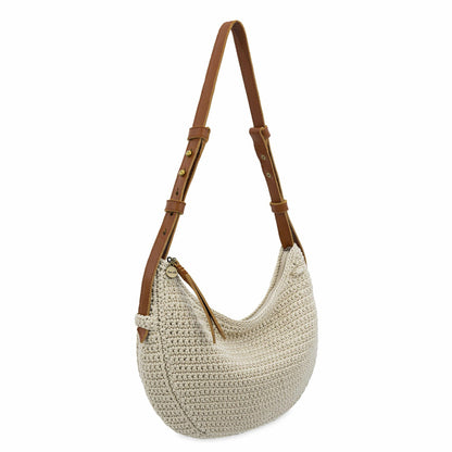 The Sak Tess Shoulder Bag in Ecru Crochet