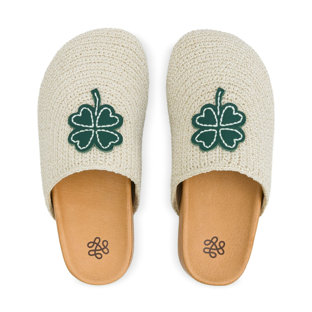 The Sak Bolinas Clog in Natural Clover Crochet