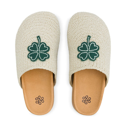 The Sak Bolinas Clog in Natural Clover Crochet